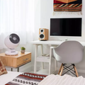 Rotatable Circulating Desktop Fan, Multi-Speed Adjustable Quiet Table Fan For Bedroom & Office