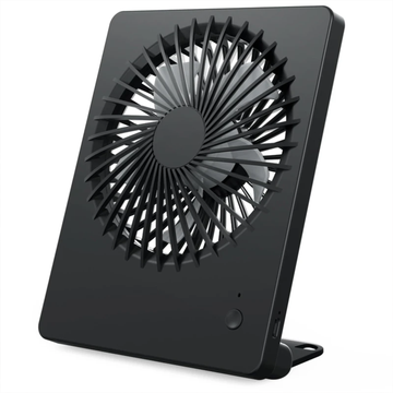 Slim Foldable Personal Desk Fan, 180-Degree Tilting Rechargeable Fan With 3 Adjustable Wind Modes & Dual Power Options