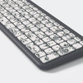 Pattern Decorated Full Size Dual Wireless Membrane Keyboard