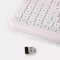 Full Size Low Profile Bluetooth Membrane Keyboard